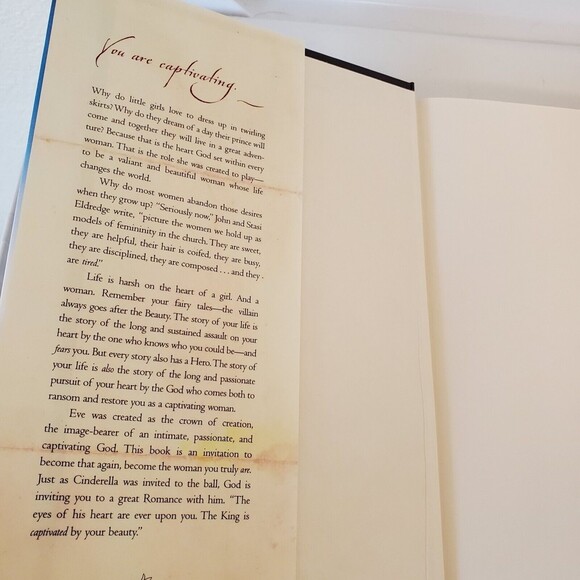 Captivating: Unveiling The Mystery Of A- Hardcover Guided Journal Eldredge New - Picture 9 of 11